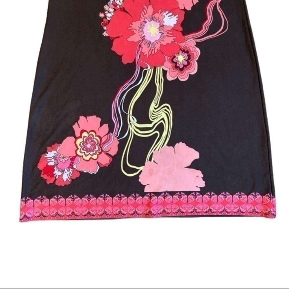 Sweet size 12 adorable tropical dress  3/4 sleeves - Picture 7 of 8